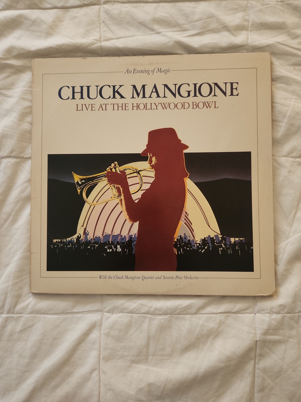 Chuck Mangione Vintage Vinyl Live At The Hollywood Bowl 2 LP Secret Stash AS IS